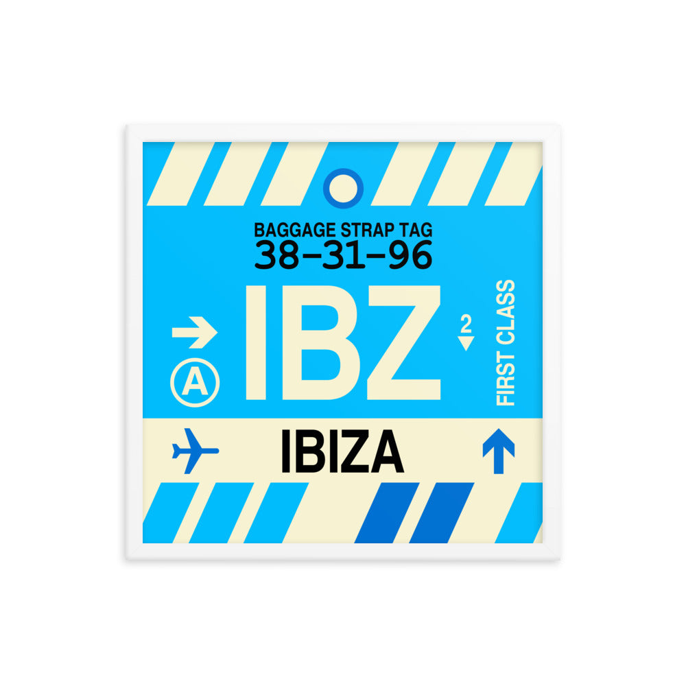 Travel-Themed Framed Print • IBZ Ibiza Souvenir • YHM Designs - Image 15