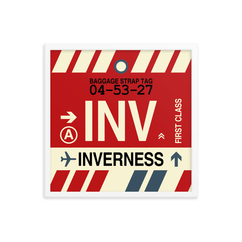 Travel-Themed Framed Print • INV Inverness Souvenir • YHM Designs - Image 15