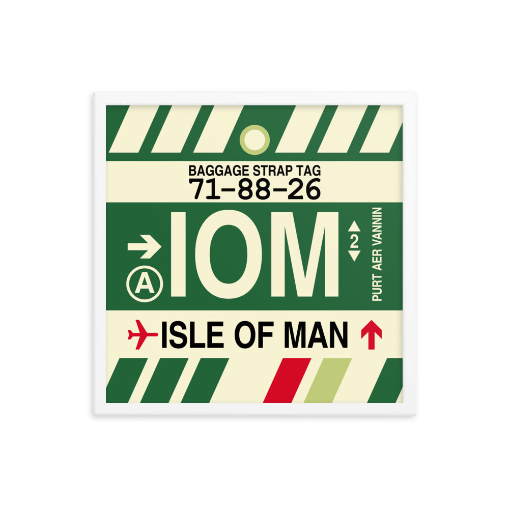 Travel-Themed Framed Print • IOM Isle of Man Souvenir • YHM Designs - Image 15