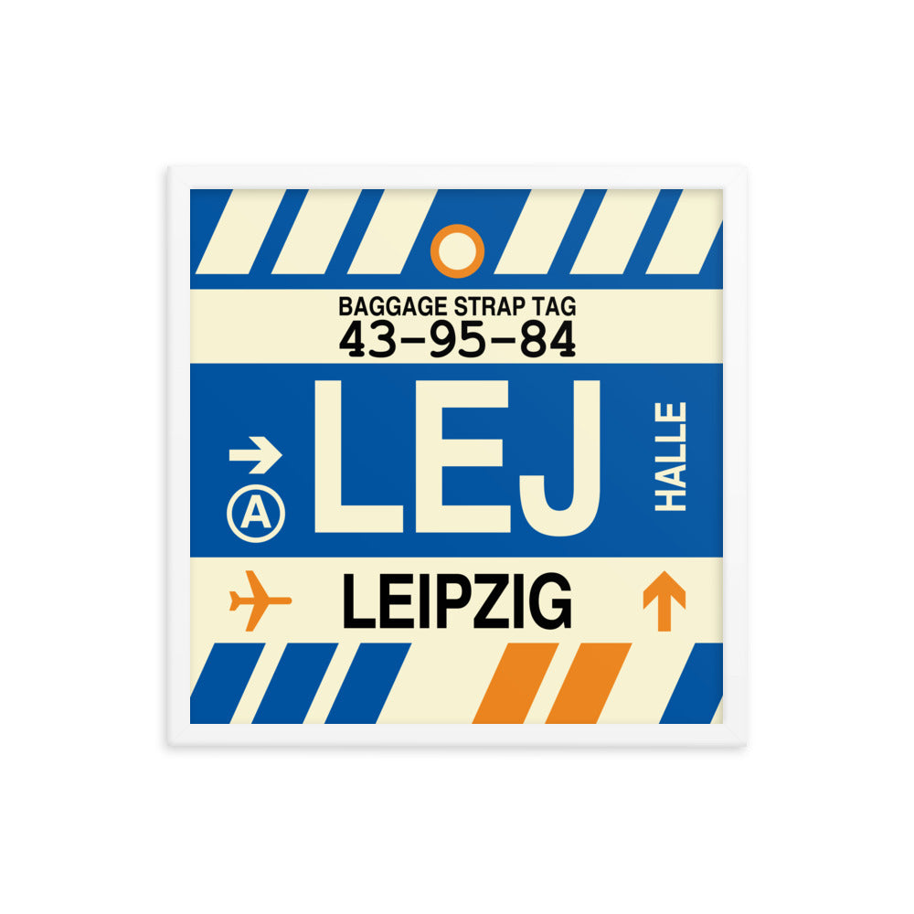 Travel-Themed Framed Print • LEJ Leipzig Souvenir • YHM Designs - Image 15