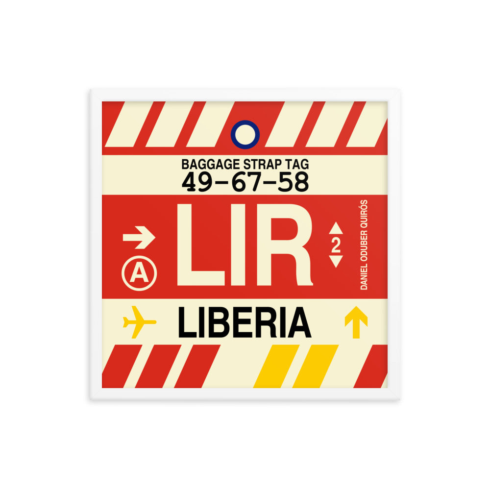 Travel-Themed Framed Print • LIR Liberia Souvenir • YHM Designs - Image 15