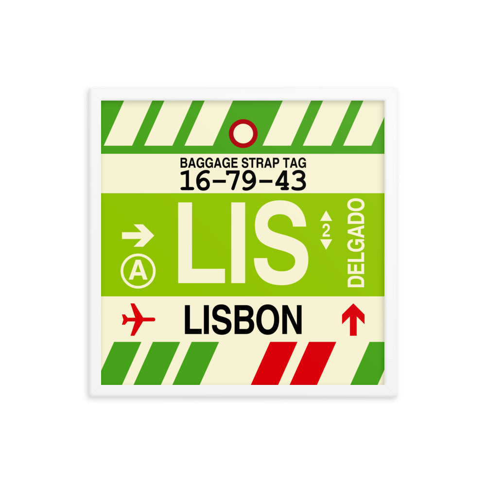 Travel-Themed Framed Print • LIS Lisbon Souvenir • YHM Designs - Image 15