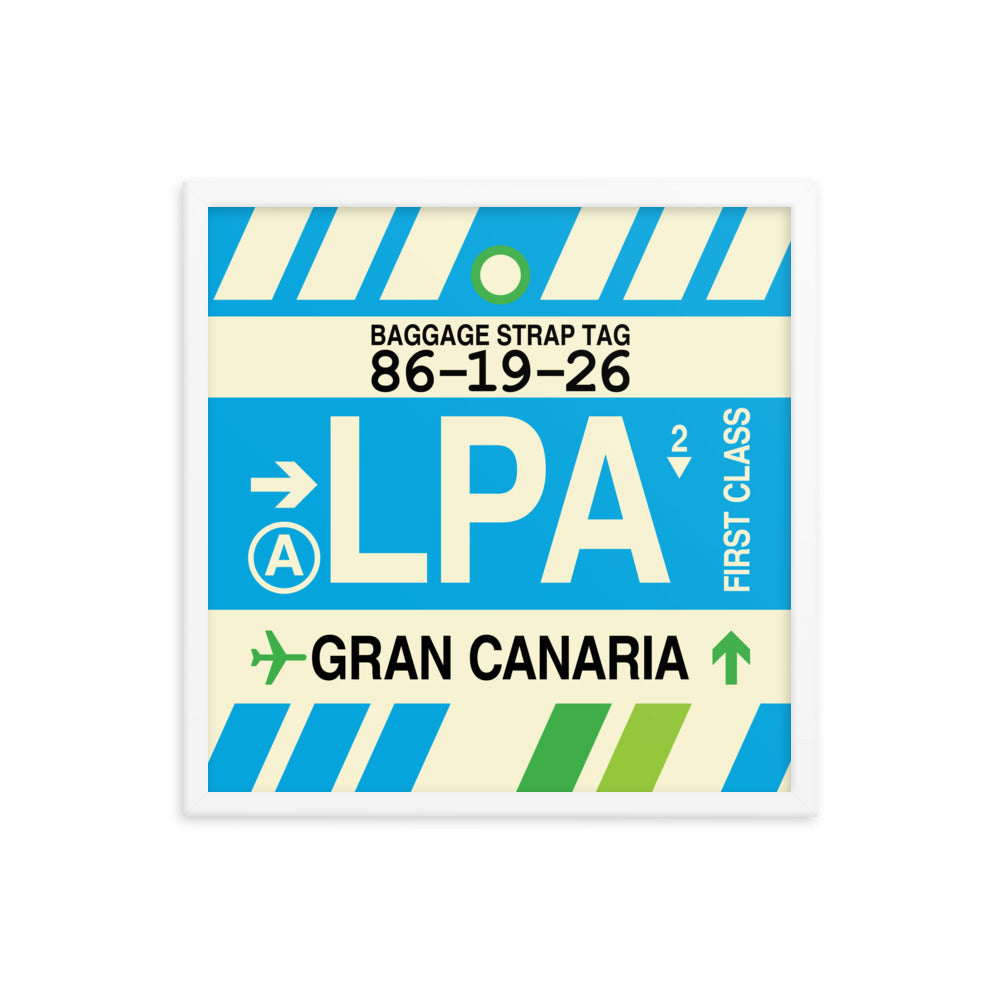 Travel-Themed Framed Print • LPA Gran Canaria Souvenir • YHM Designs - Image 15