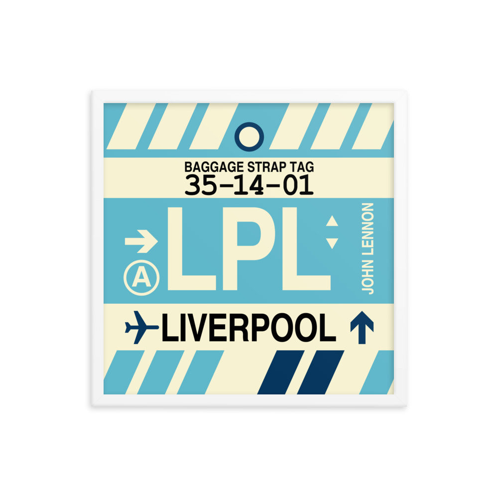 Travel-Themed Framed Print • LPL Liverpool Souvenir • YHM Designs - Image 15