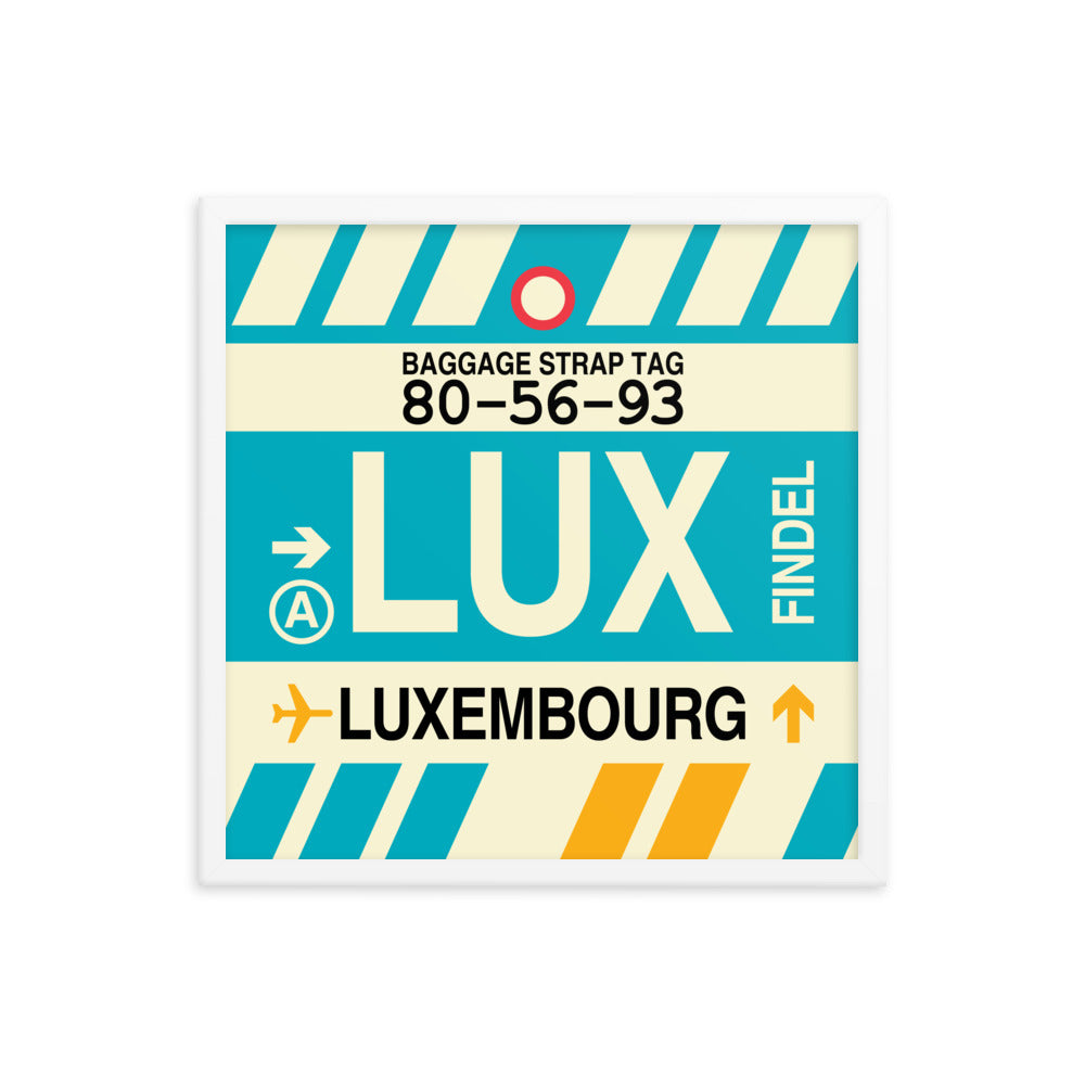 Travel-Themed Framed Print • LUX Luxembourg Souvenir • YHM Designs - Image 15