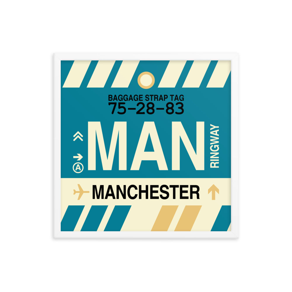 Travel-Themed Framed Print • MAN Manchester Souvenir • YHM Designs - Image 15