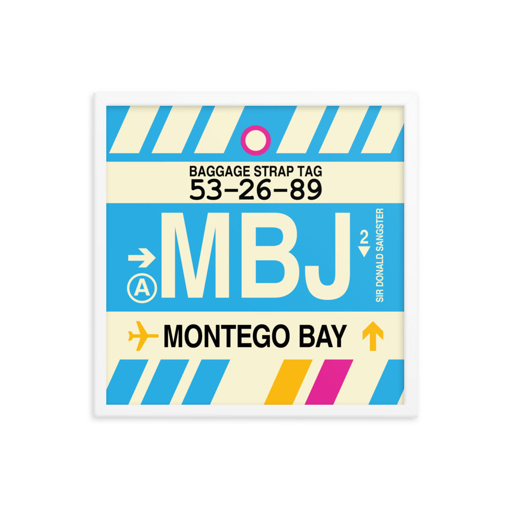 Travel-Themed Framed Print • MBJ Montego Bay Souvenir • YHM Designs - Image 15