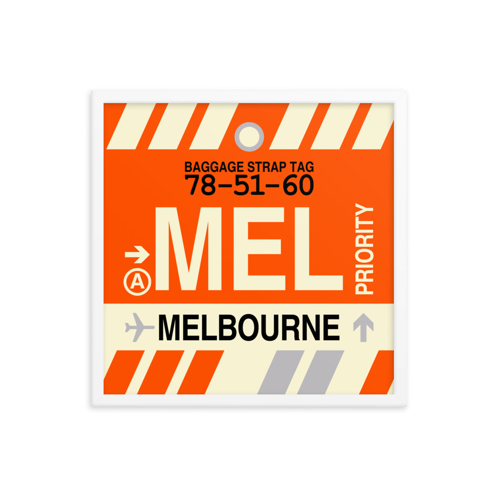 Travel-Themed Framed Print • MEL Melbourne Souvenir • YHM Designs - Image 15