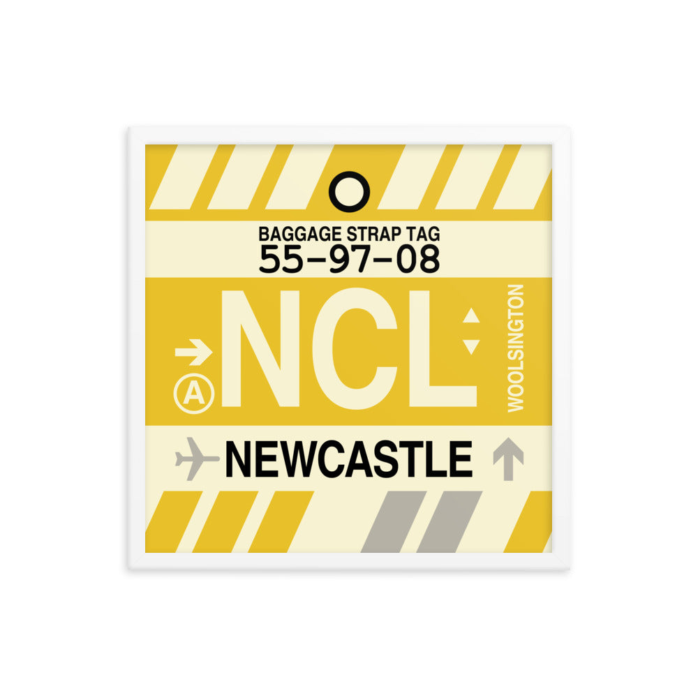 Travel-Themed Framed Print • NCL Newcastle Souvenir • YHM Designs - Image 15