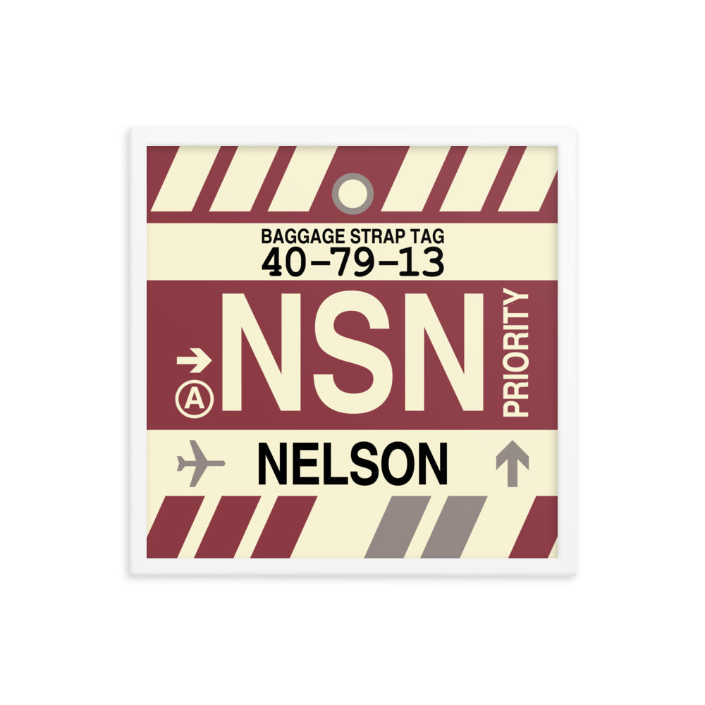 Travel-Themed Framed Print • NSN Nelson Souvenir • YHM Designs - Image 15