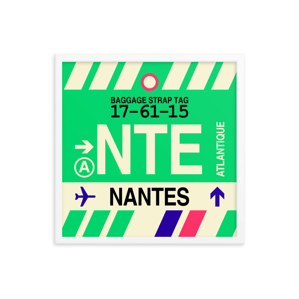 Travel-Themed Framed Print • NTE Nantes • YHM Designs - Image 15