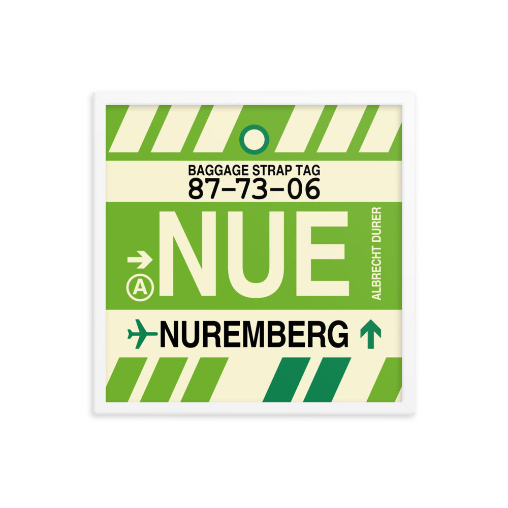 Travel-Themed Framed Print • NUE Nuremberg Souvenir • YHM Designs - Image 15