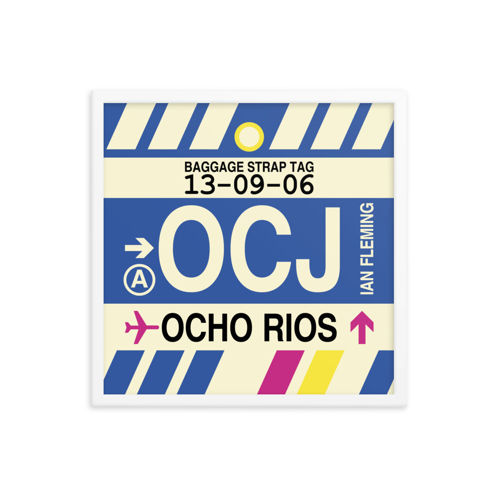 Travel-Themed Framed Print • OCJ Ocho Rios Souvenir • YHM Designs - Image 15