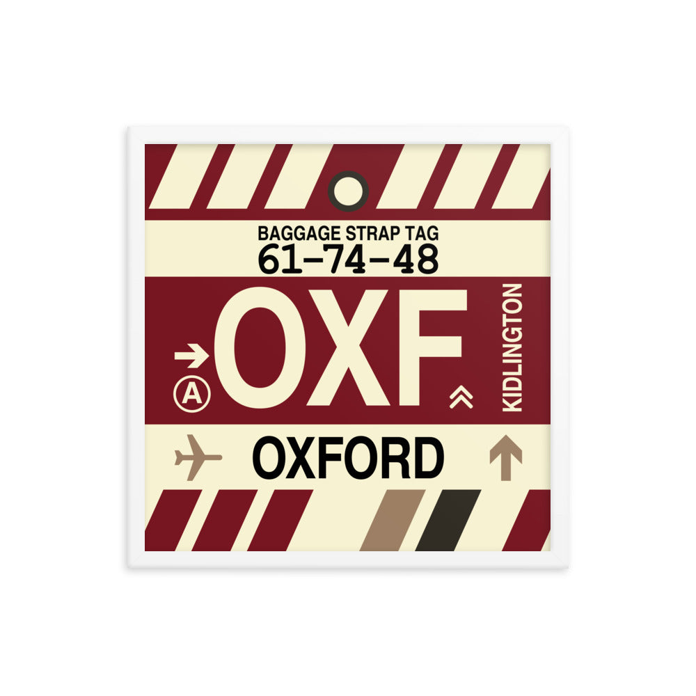 Travel-Themed Framed Print • OXF Oxford Souvenir • YHM Designs - Image 15