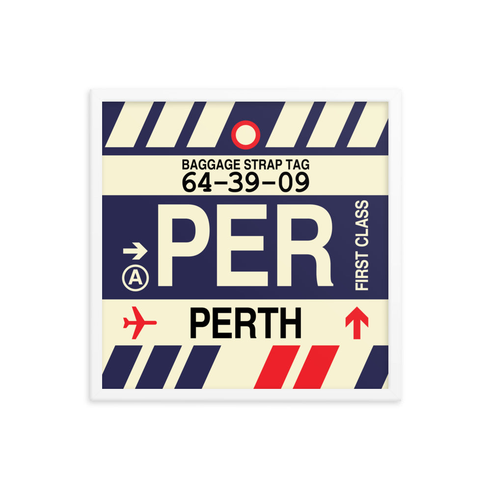 Travel-Themed Framed Print • PER Perth • YHM Designs - Image 15