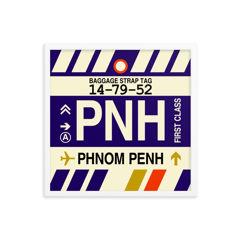 Travel-Themed Framed Print • PNH Phnom Penh Souvenir • YHM Designs - Image 15