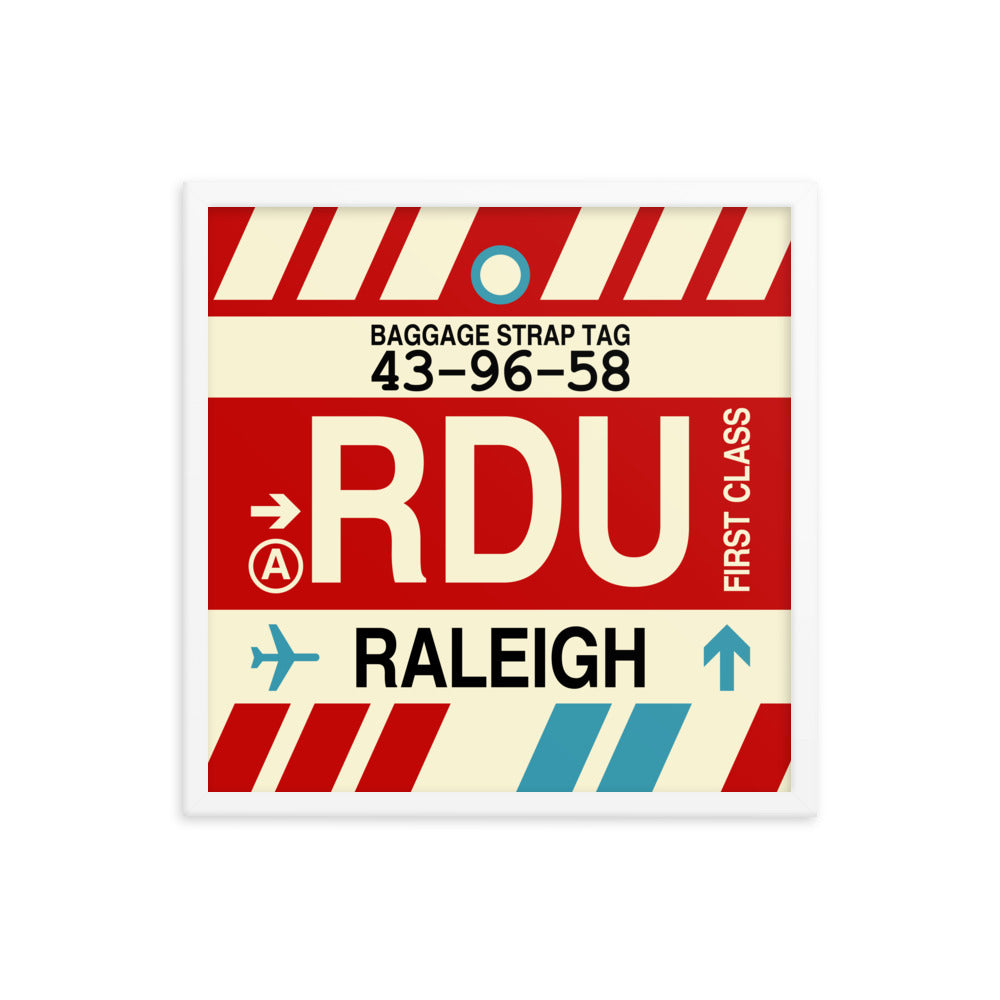 Travel-Themed Framed Print • RDU Raleigh Souvenir • YHM Designs - Image 15