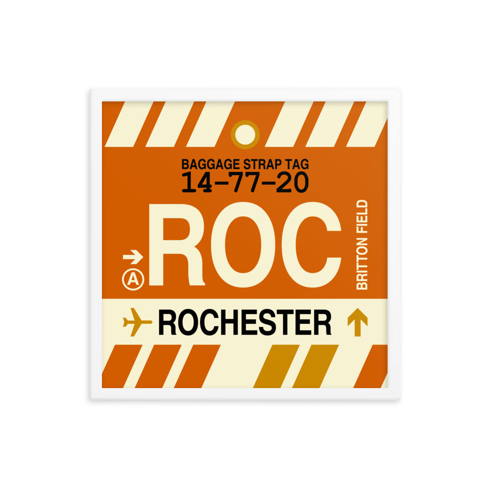 Travel-Themed Framed Print • ROC Rochester Souvenir • YHM Designs - Image 15
