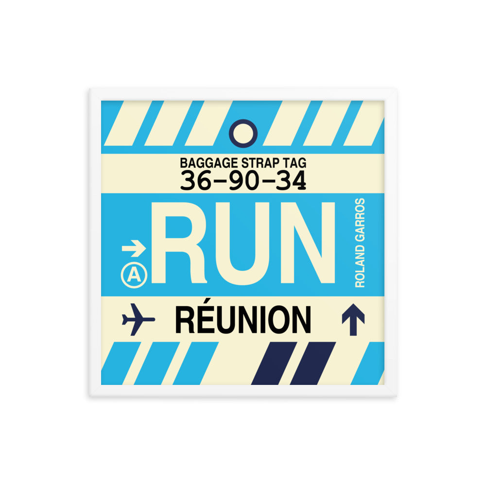 Travel-Themed Framed Print • RUN St-Denis Souvenir • YHM Designs - Image 15