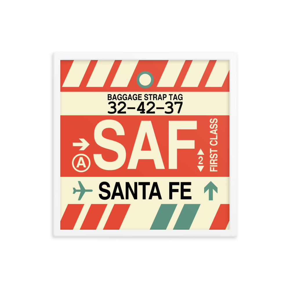 Travel-Themed Framed Print • SAF Santa Fe Souvenir • YHM Designs - Image 15