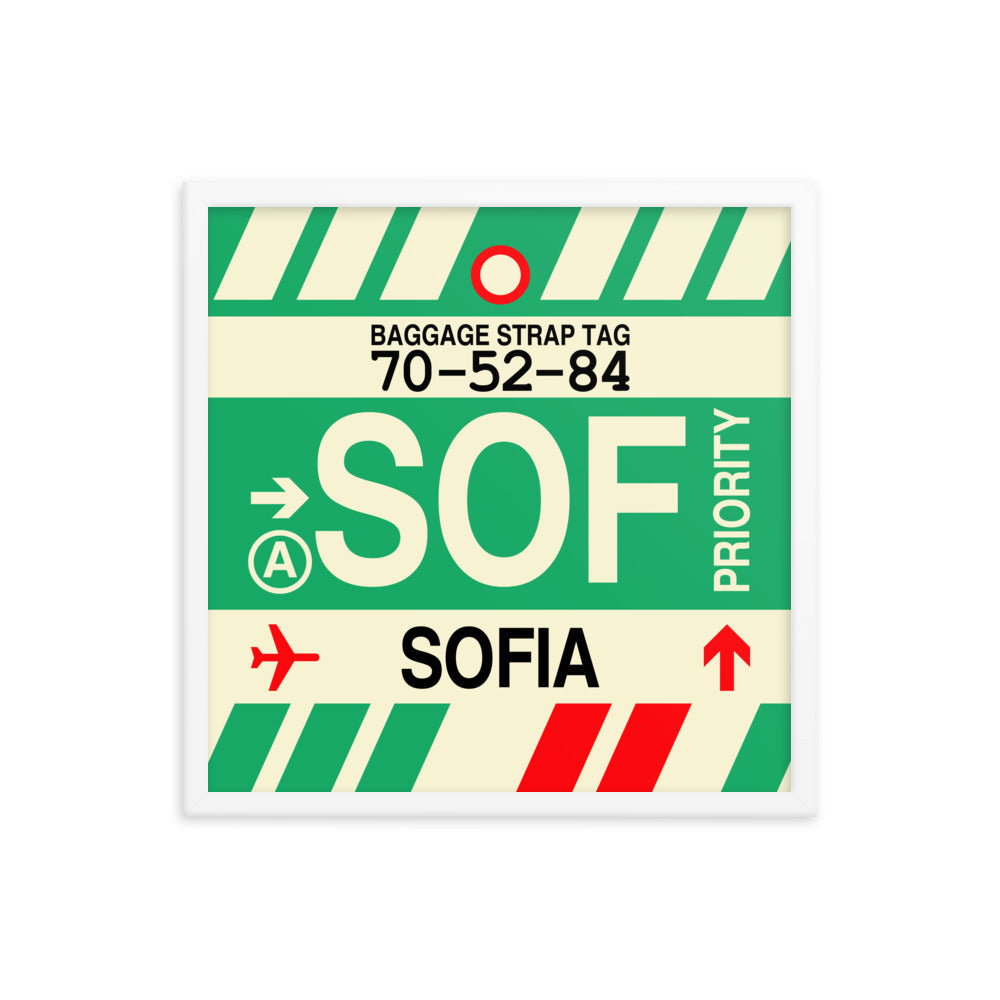 Travel-Themed Framed Print • SOF Sofia Souvenir • YHM Designs - Image 15