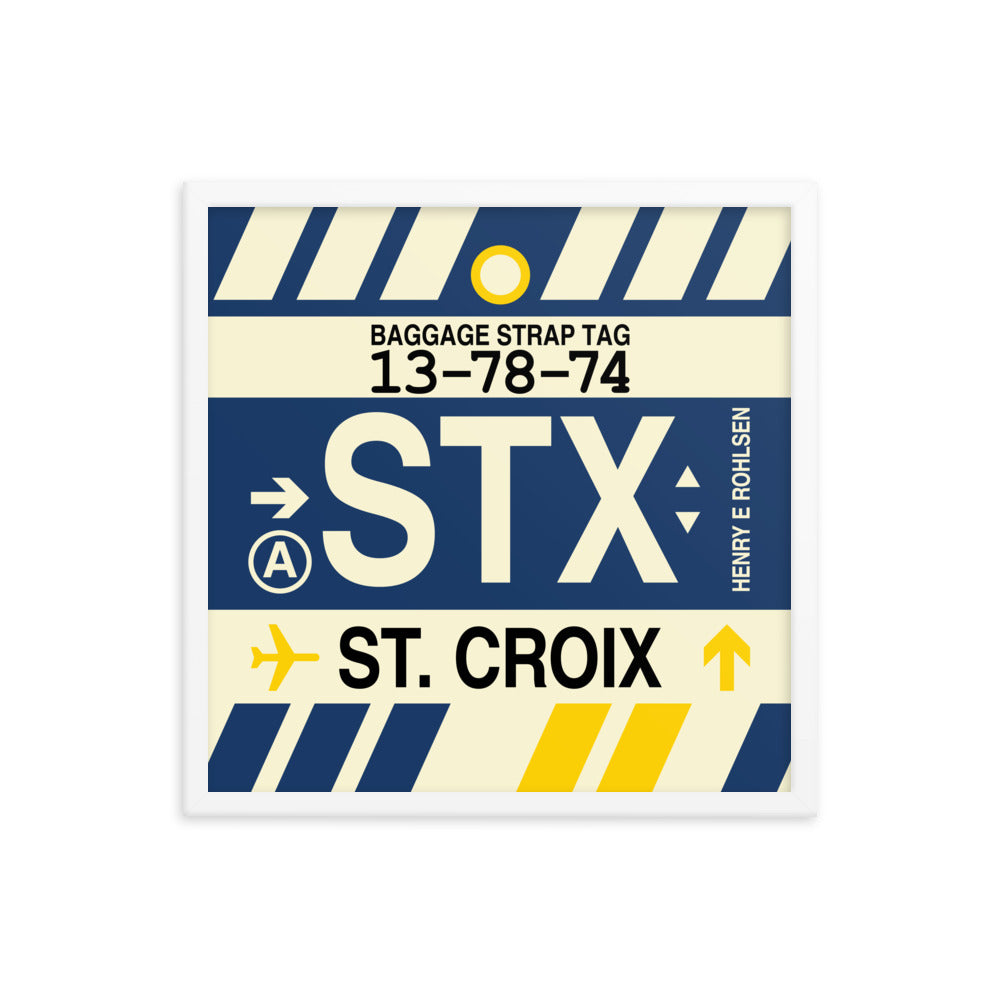Travel-Themed Framed Print • STX St. Croix • YHM Designs - Image 15