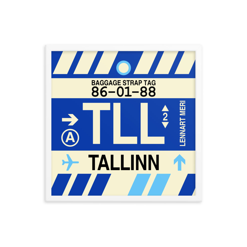 Travel-Themed Framed Print • TLL Tallinn Souvenir • YHM Designs - Image 15