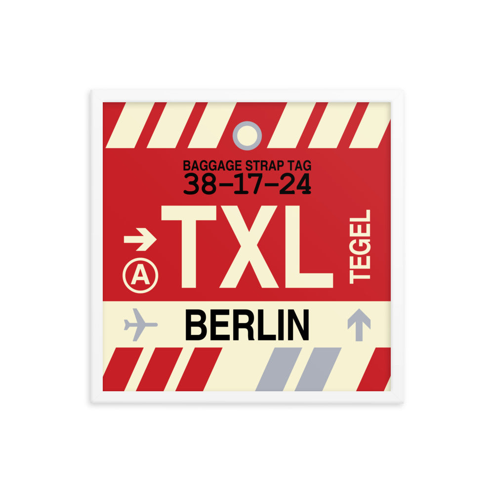 Travel-Themed Framed Print • TXL Berlin Souvenir • YHM Designs - Image 15
