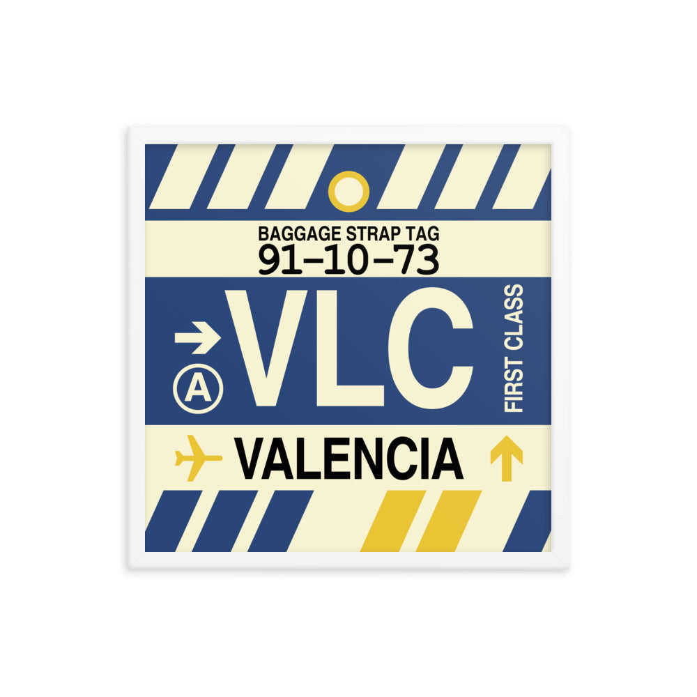 Travel-Themed Framed Print • VLC Valencia Souvenir • YHM Designs - Image 15