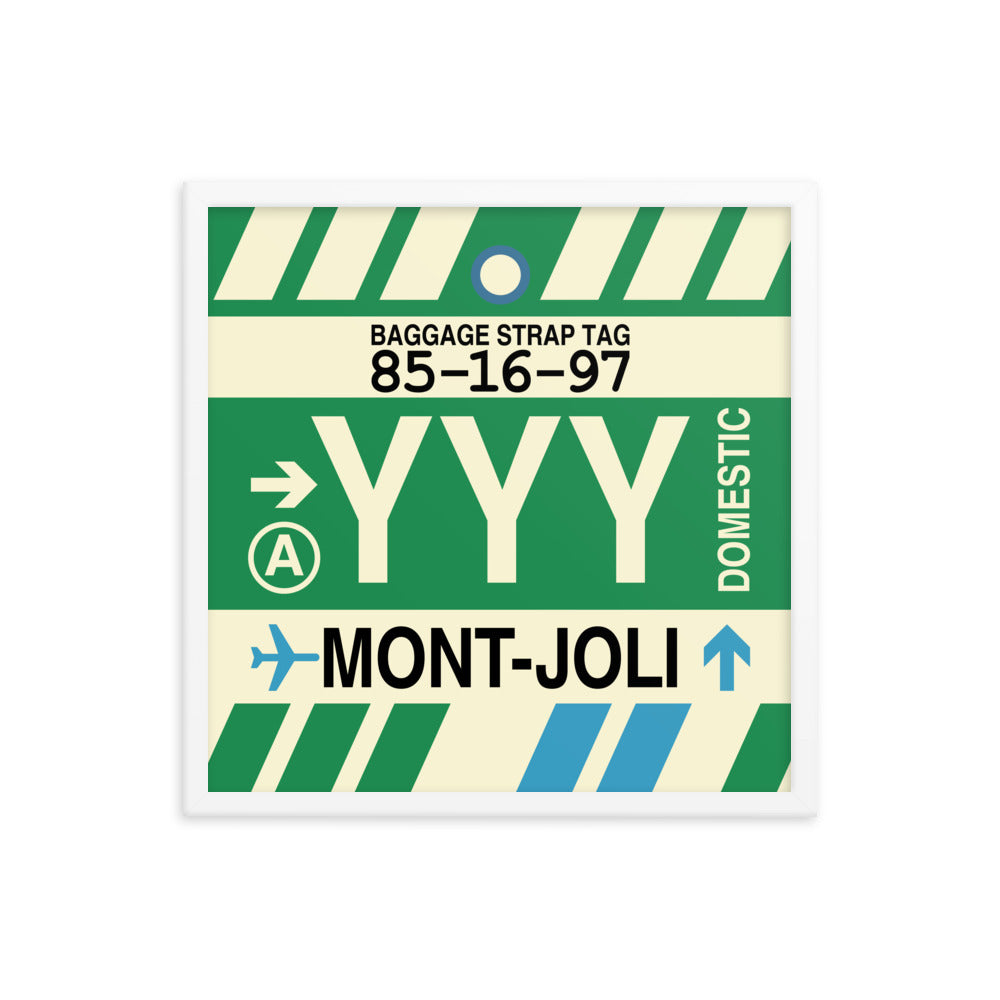 Travel-Themed Framed Print • YYY Mont-Joli • YHM Designs - Image 15