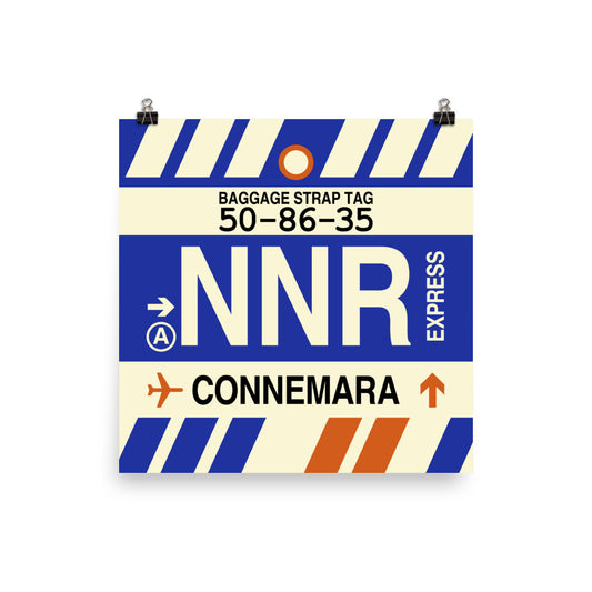 Travel-Themed Poster Print • NNR Connemara Souvenir • YHM Designs - Image 01