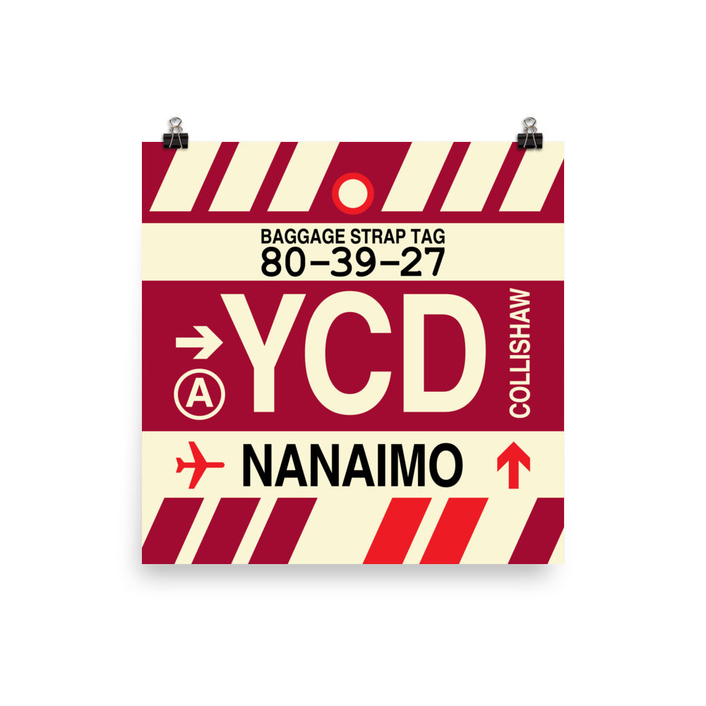Travel-Themed Poster Print • YCD Nanaimo • YHM Designs - Image 01