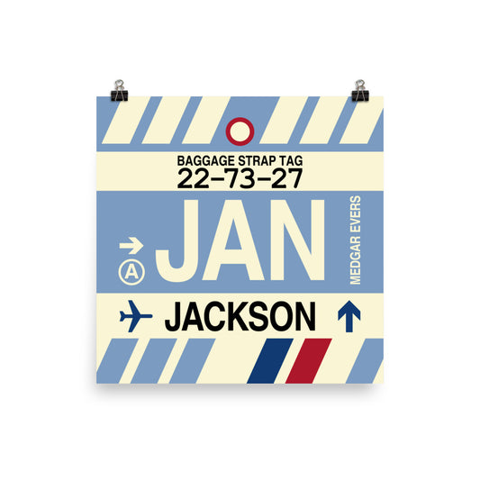 Travel-Themed Poster Print • JAN Jackson Souvenir • YHM Designs - Image 02