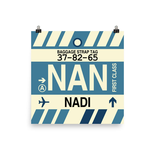 Travel-Themed Poster Print • NAN Nadi Souvenir • YHM Designs - Image 02