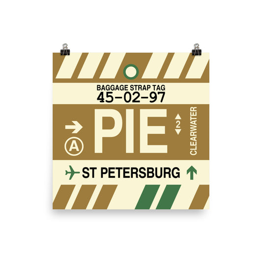 Travel-Themed Poster Print • PIE St. Petersburg Souvenir • YHM Designs - Image 02