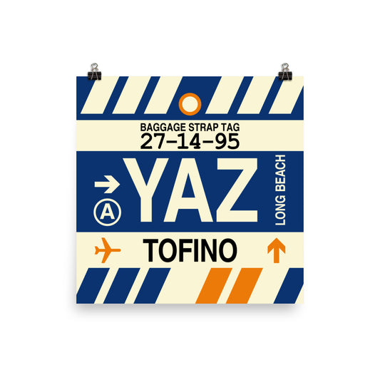 Travel-Themed Poster Print • YAZ Tofino • YHM Designs - Image 02