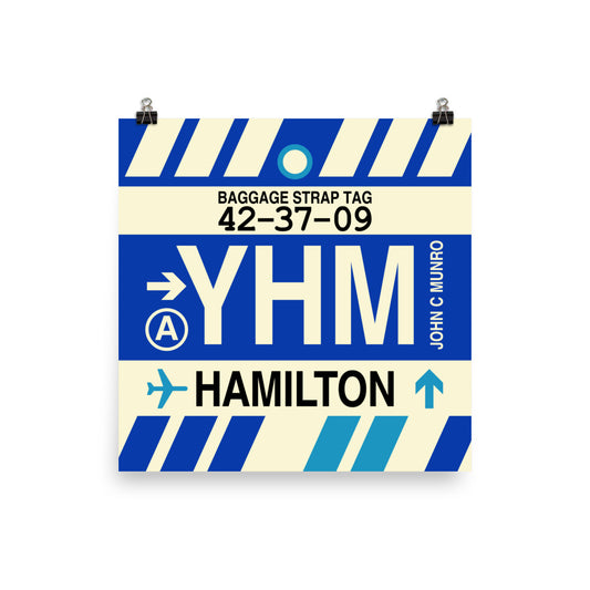 Travel-Themed Poster Print • YHM Hamilton Souvenir • YHM Designs - Image 02