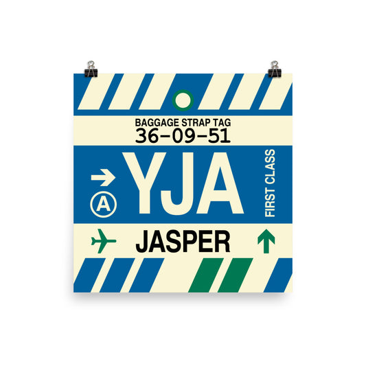 Travel-Themed Poster Print • YJA Jasper Souvenir • YHM Designs - Image 02