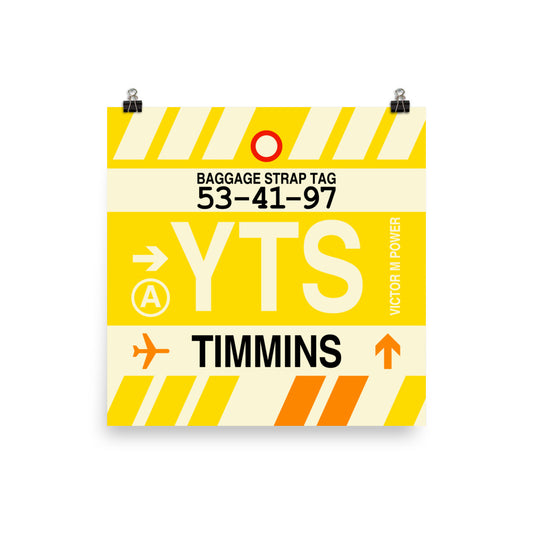 Travel-Themed Poster Print • YTS Timmins Souvenir • YHM Designs - Image 02