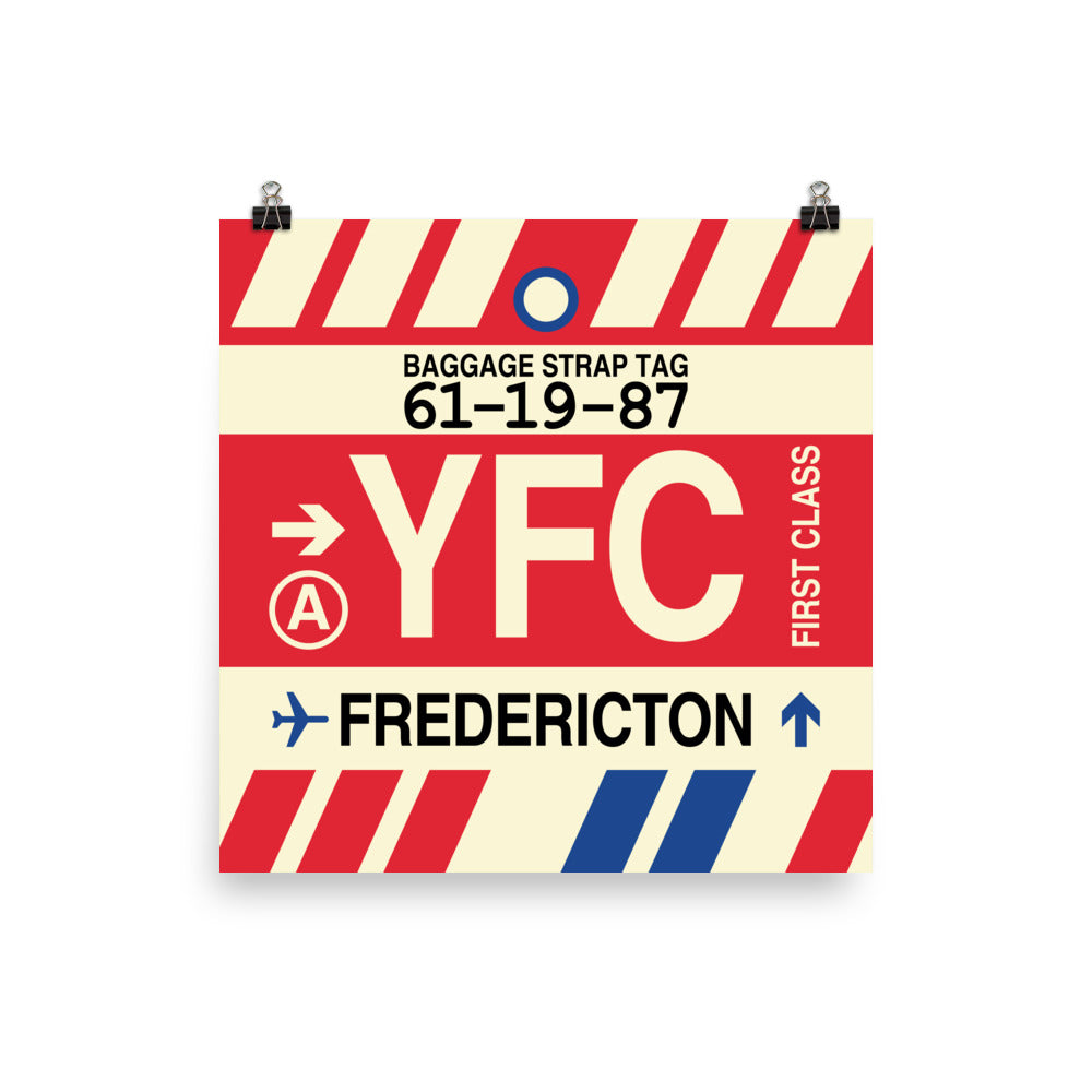 Travel-Themed Poster Print • YFC Fredericton • YHM Designs - Image 03