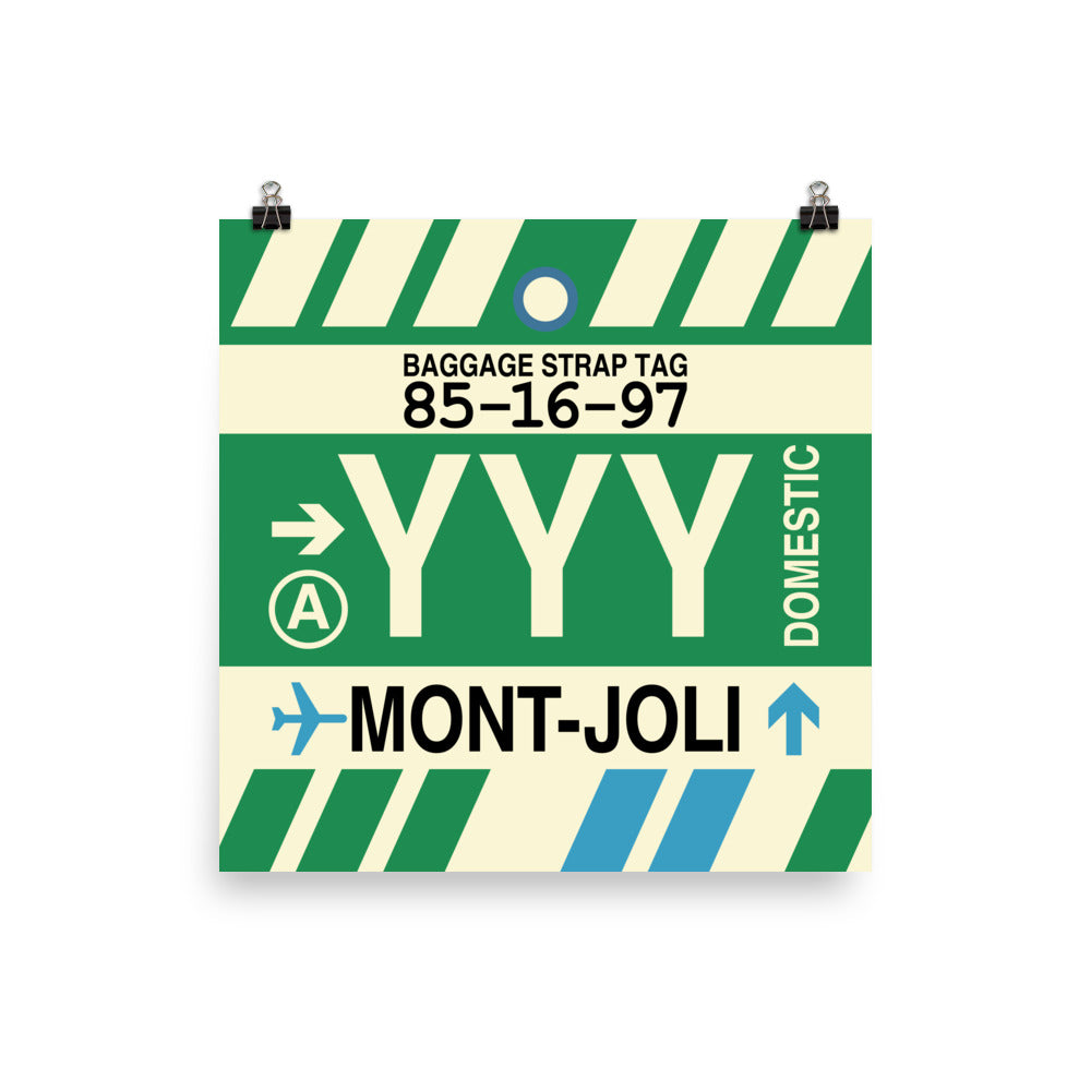 Travel-Themed Poster Print • YYY Mont-Joli • YHM Designs - Image 04