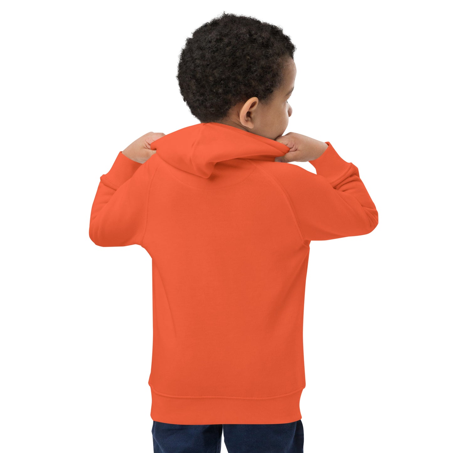 Kid's Sustainable Hoodie - Yellow Graphic • ZRH Zurich • YHM Designs - Image 14