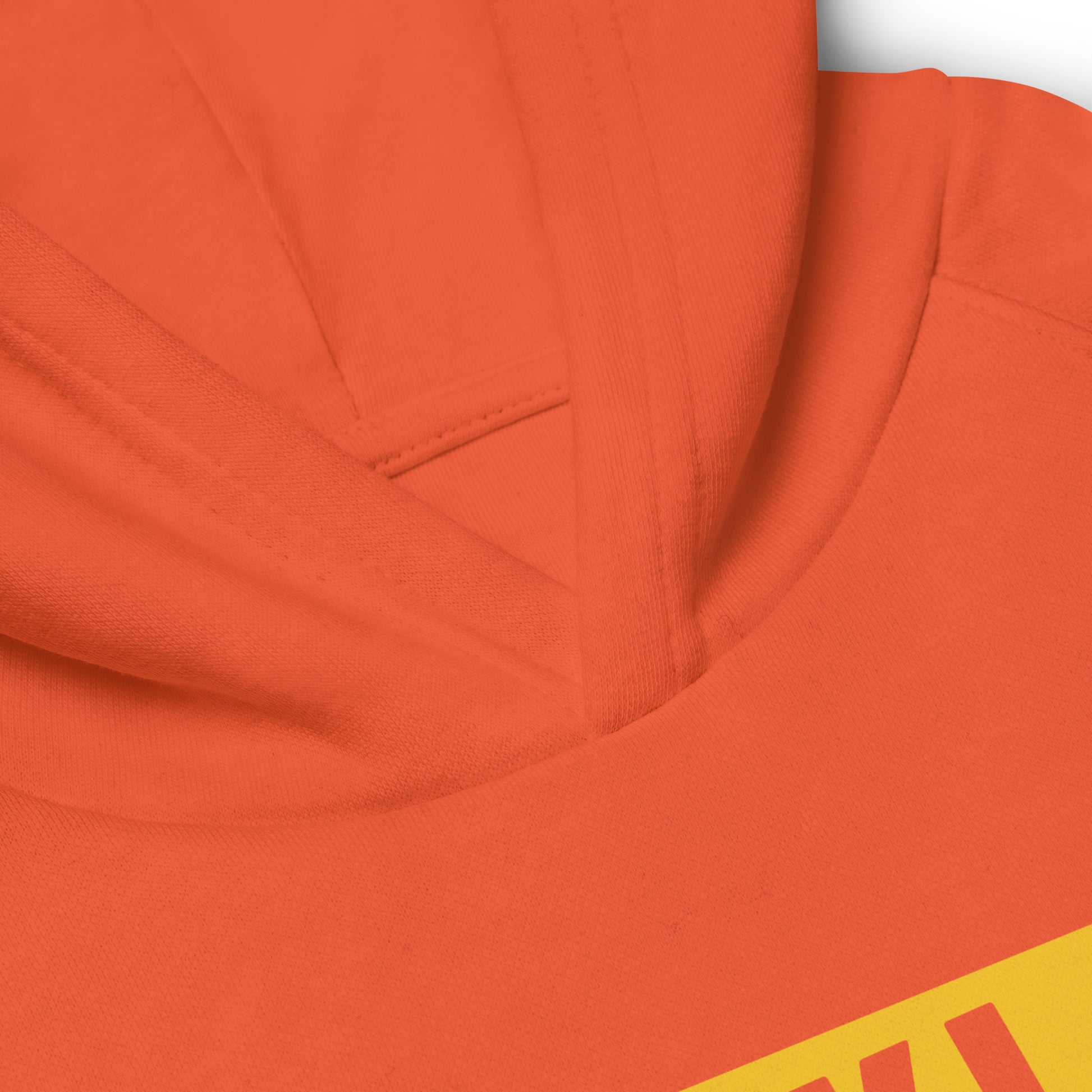 AKL Auckland Kid's Sustainable Hoodie • Banner Design in Yellow • YHM Designs - Image 10