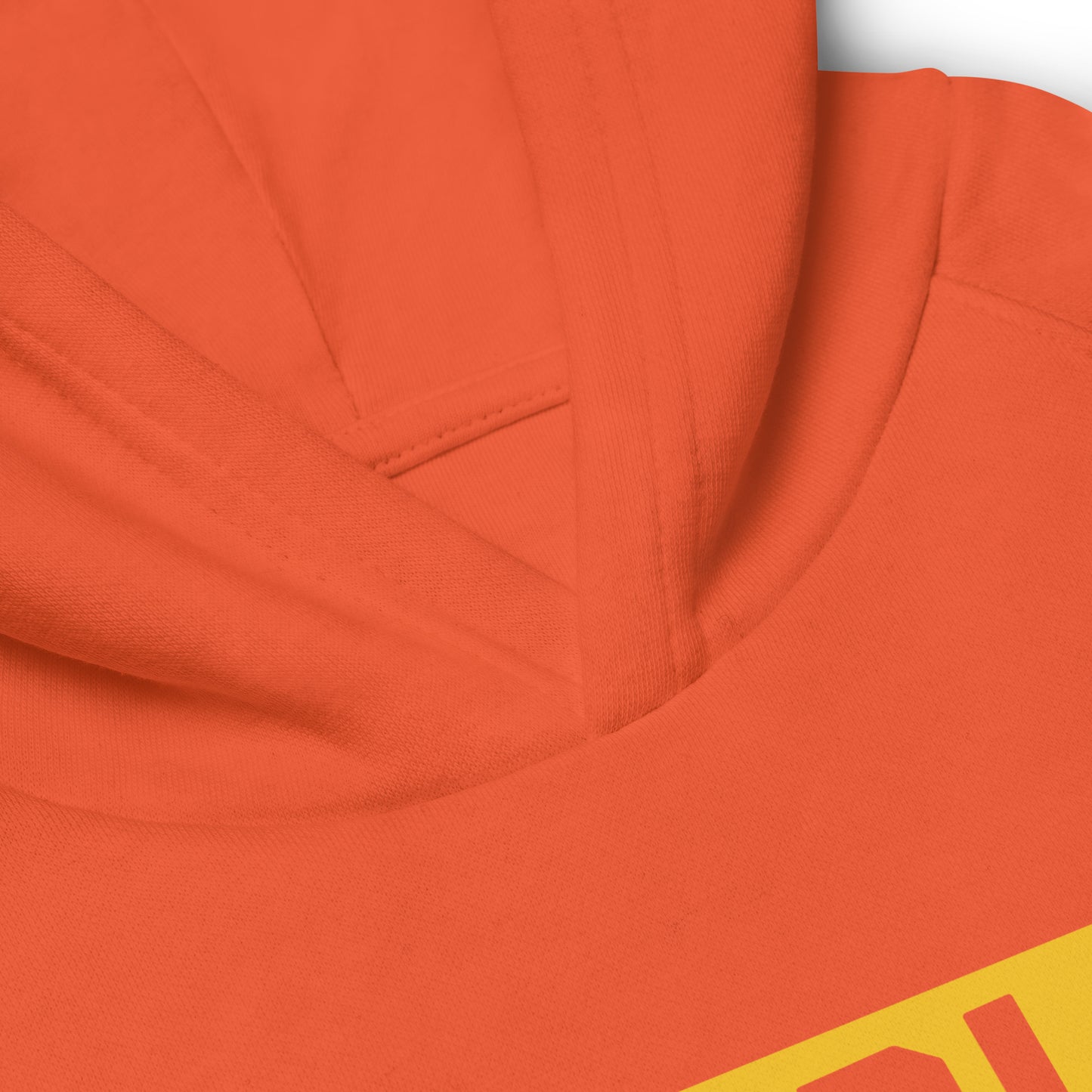 Kid's Sustainable Hoodie - Yellow Graphic • EDI Edinburgh • YHM Designs - Image 10