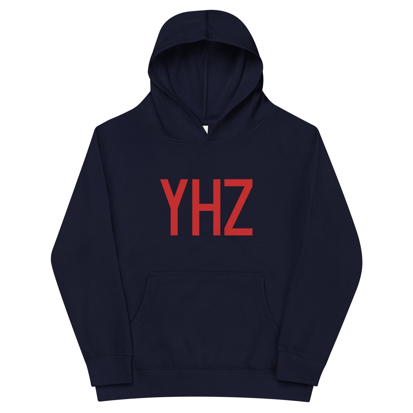 Airport Code Kid's Hoodie • YHZ Halifax • YHM Designs - Image 04
