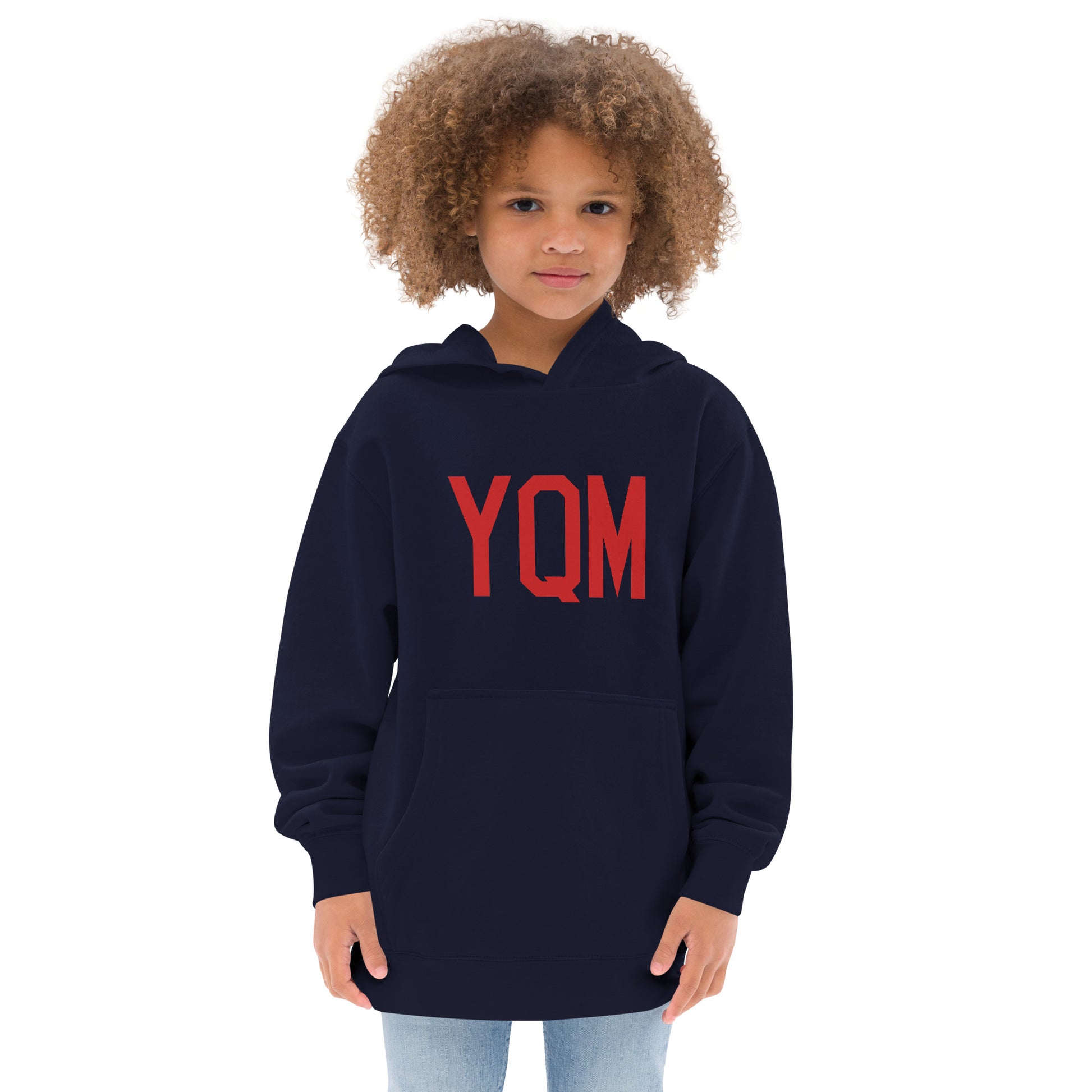 Airport Code Kid's Hoodie • YQM Moncton • YHM Designs - Image 03