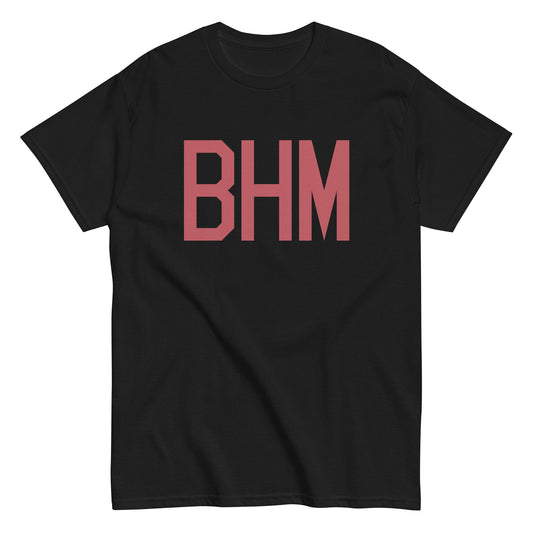 Aviation Enthusiast Men's Tee - Deep Pink Graphic • BHM Birmingham • YHM Designs - Image 02