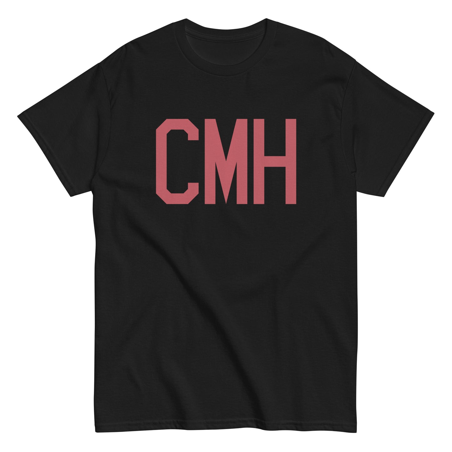 Aviation Enthusiast Men's Tee - Deep Pink Graphic • CMH Columbus • YHM Designs - Image 02