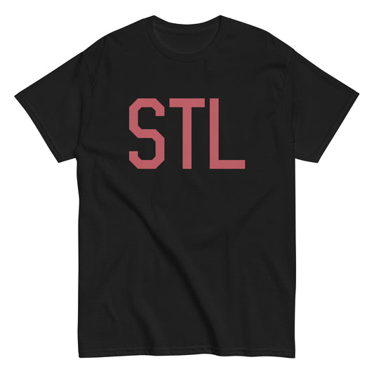 Aviation Enthusiast Men's Tee - Deep Pink Graphic • STL St. Louis • YHM Designs - Image 02