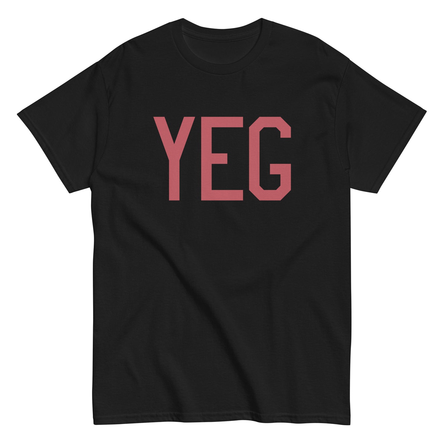 Aviation Enthusiast Men's Tee - Deep Pink Graphic • YEG Edmonton • YHM Designs - Image 02